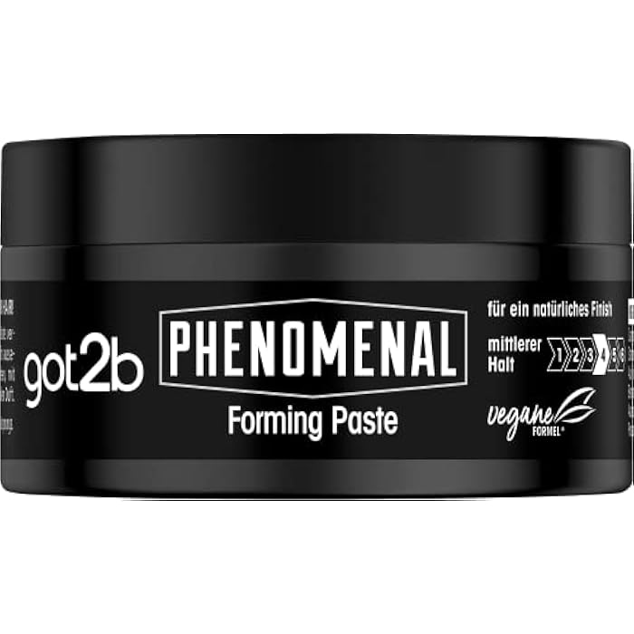 got2b Phenomenal Forming Paste Hold 3 (100 ml), Styling Paste for a Phenomenal, Natural-Looking Style & Powerful Fragrance - Image 2